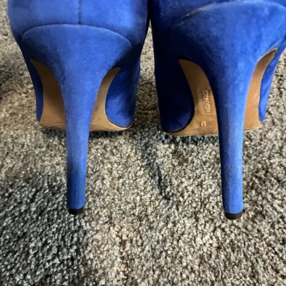 Electric blue Christian Siriano heels - Picture 3 of 9